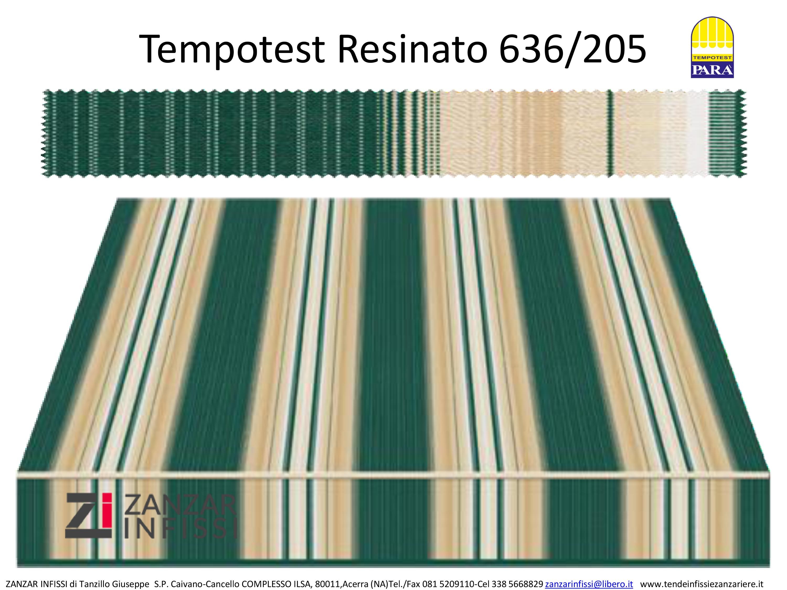 Tempotest resinato 636/205